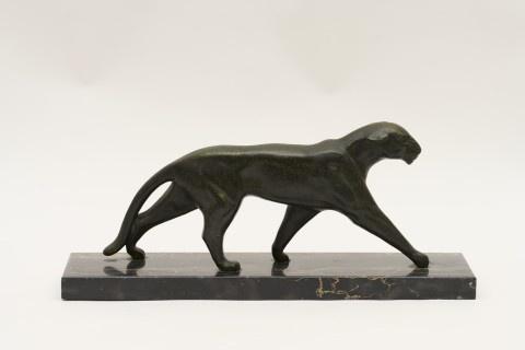 michel-decoux-bronze-panthère