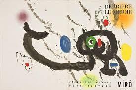 Joan Miro derriere le miroir - estimation lithographie - expertisez.com
