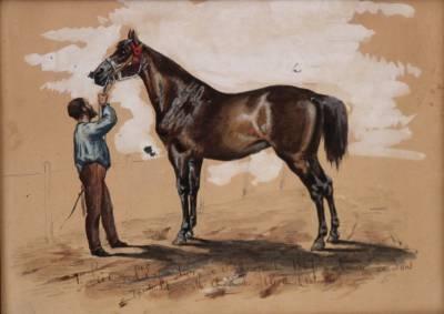 Charles-Fernand de Condamy, les scènes de chevaux et de chasse à courre