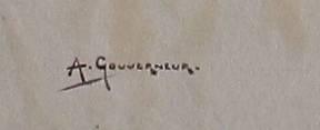 Arthur gouverneur signature