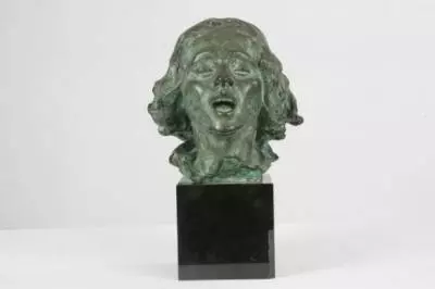 Jean Antoine Injalbert, La Pâtre chantant bronze