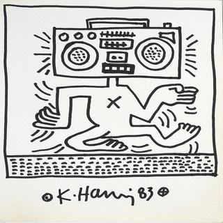 keith-haring-radio-man