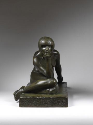 Maurice Guiraud Rivière - Enigma - Bronze