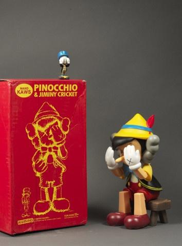 kaws-pinocchio-jiminy-cricket 