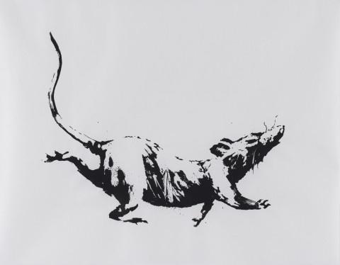 Banksy,  GPD rat, sérigraphie - Expertisez.com