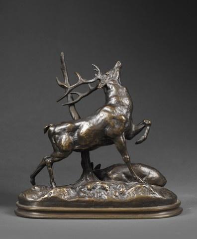 expertisez-antoine-louis-barye-cerf-bronze