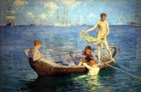 Henry Scott Tuke: August Blue 