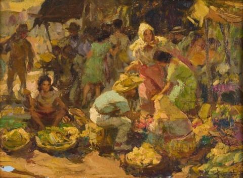 fernando-amorsolo-tableau-vente-estimation-expertisez