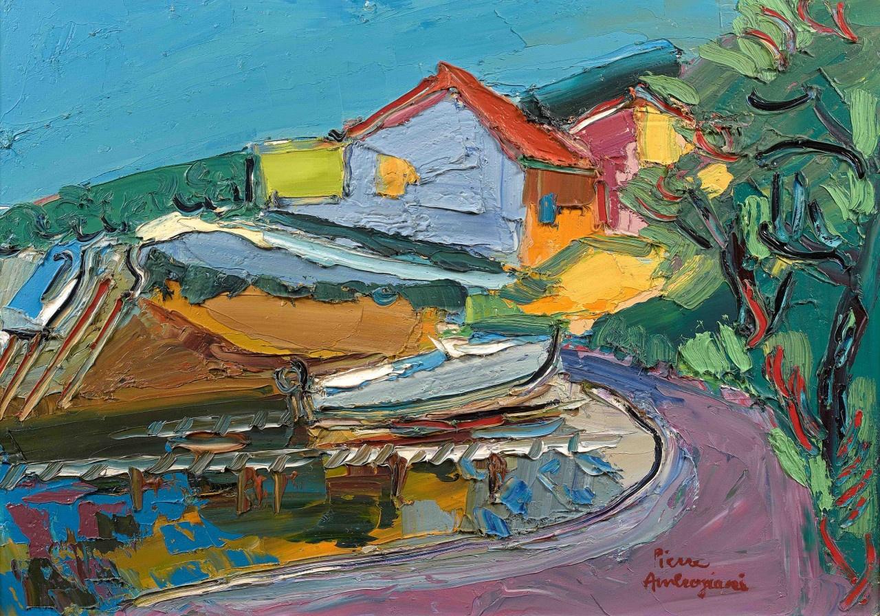 Pierre Ambrogiani, le port de Tamaris, tableau - Expertisez.com