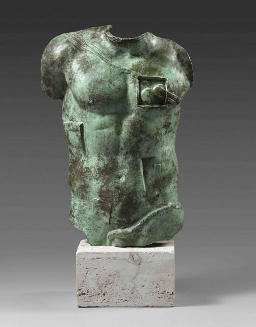 Igor Mitoraj, sculpture, Persée, vente aux enchères