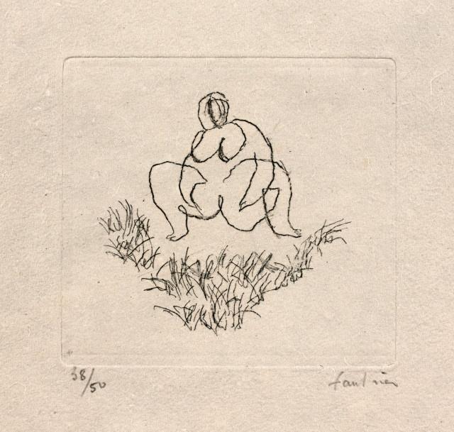 Jean Fautrier, petits nus, gravures