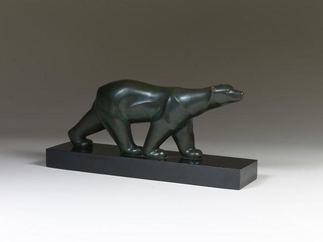 Georges Lavroff, ours polaire, bronze