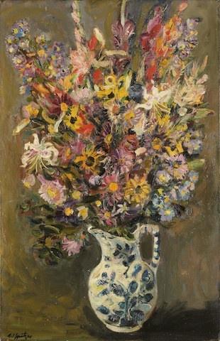 Walter Spitzer, bouquet de fleurs