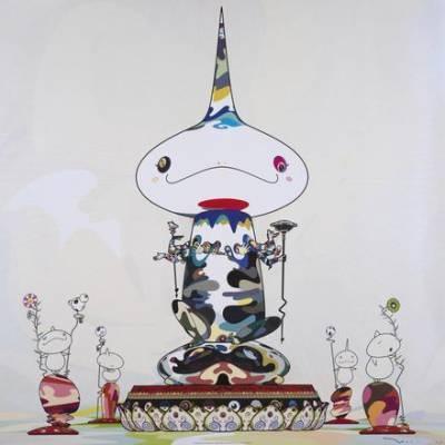 Takashi MURAKAMI - Reversed double Helix Mega Power, 2005 - Sérigraphie