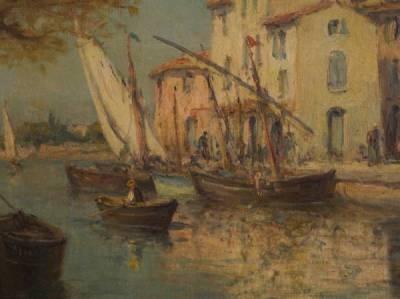 Henri Malfroy, Port de Martigues, vente aux enchères