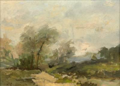 Albert Lebourg, paysage, tableau