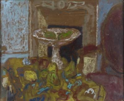 Antoni Clavé, nature morte, pastel