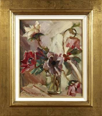 Boris Pastoukhoff, bouquet, tableau