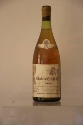 Chablis grand cru valmur, vins et alcools,