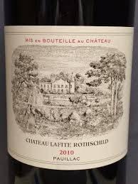 Quelle cote pour un Château Lafite Rothschild ?