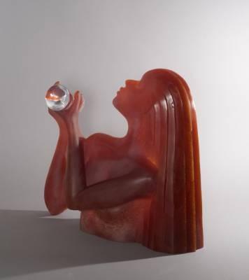 Dan Daley, Daum, le vin, sculpture en pâte de verre