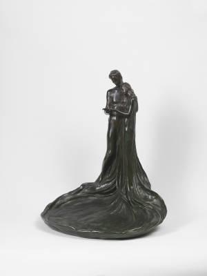 Emile Bernard, couple enlacé, bronze