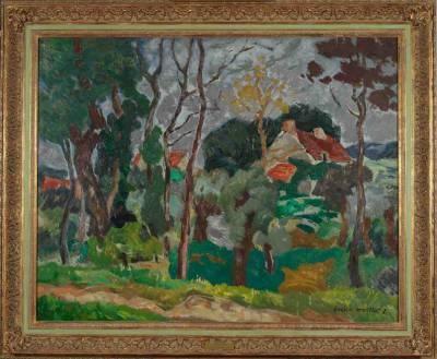 Lucien Martial, paysage, tableau