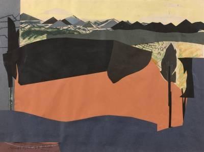 Max Papart, paysage, vente aux enchères