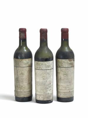 Mouton Rothschild 1951 aux enchères