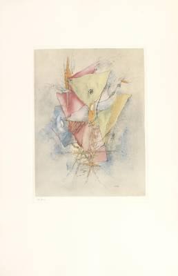 Otto Wols, Des voiles déchirées, Gravure