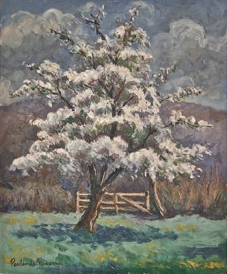 Paul Emile Pissarro, arbre en fleurs