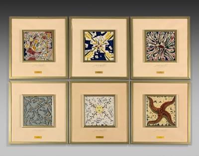 Salvador Dali, les céramiques en carreaux, expertisez.com