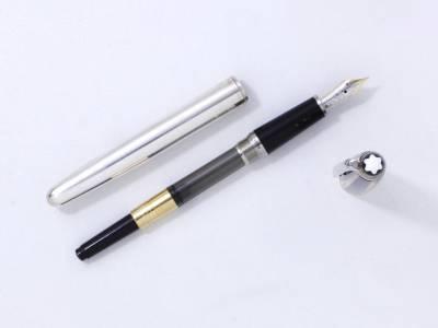 Montblanc, stylo plume argent