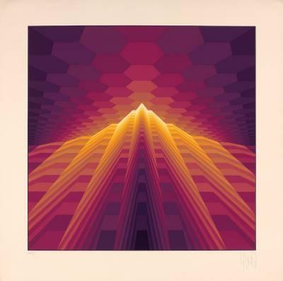 Victor Vasarely, composition, lithographie - expertisez.com