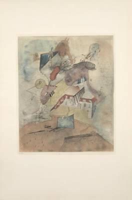 Otto Wols, 4 gravures en couleurs