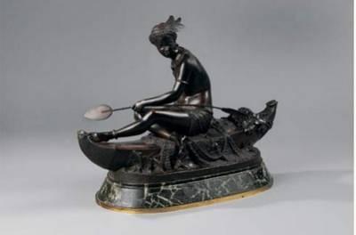 duchoiselle-indienne-sculpture-en-bronze