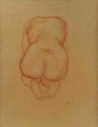 Aristide Maillol, nu, dessin