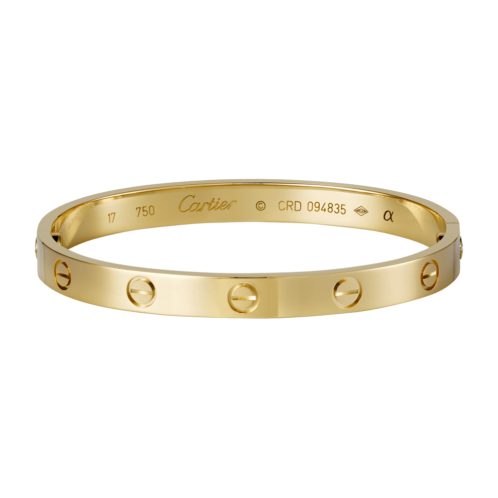Le bracelet Love apparaît chez Cartier 