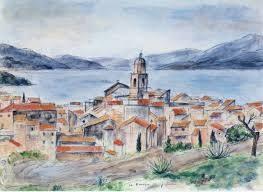 André Dunoyer de Segonzac, paysage, huile sur toile