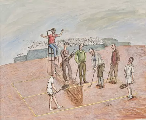 roland-topor-tennis-golf-tableau