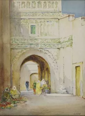 Isidore Rosenstock, village oriental