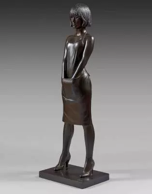 Pierre Aslan la Soubrette, sculpture