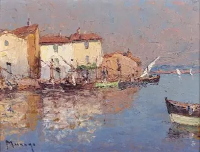 Dominique Manago, les Martigues, tableau