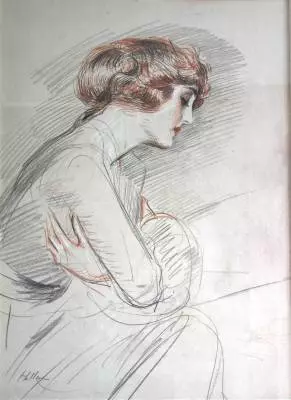 paul-césar-helleu-jeune-femme-pensive-expertisez-vente